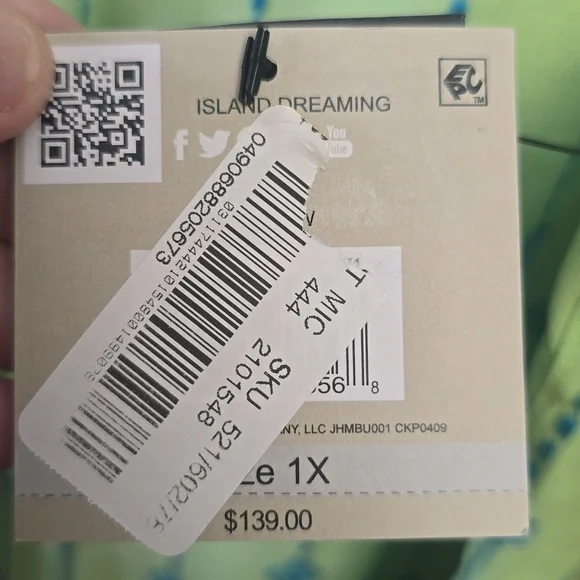 John Mark Multicolor Bohemian Blouse, Size 1X, NWT - Picture 4 of 5